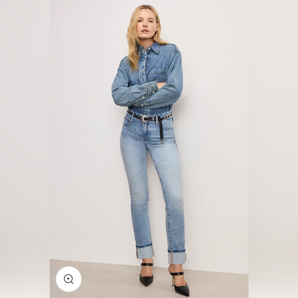 NWT Good American Good Classic Slim Jeans